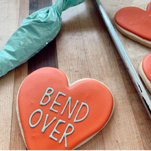 Load image into Gallery viewer, Naughty Large Conversation Heart Cookies
